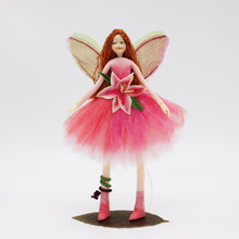 Load image into Gallery viewer, Lily the Flower Fairy – Posable Collectible Fairy with Magnetic Stand | Audley End Enchanted Railway