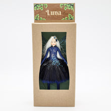 Load image into Gallery viewer, Luna the Nighttime Fairy – Posable Collectible Fairy with Magnetic Stand | Audley End Enchanted Railway