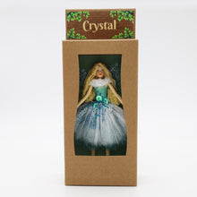 Load image into Gallery viewer, Crystal the Crystal Collecting Fairy – Posable Collectible Fairy with Magnetic Stand | Audley End Enchanted Railway
