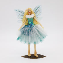 Load image into Gallery viewer, Crystal the Crystal Collecting Fairy – Posable Collectible Fairy with Magnetic Stand | Audley End Enchanted Railway

