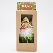 Load image into Gallery viewer, Delphine the Flower Fairy – Posable Collectible Fairy with Magnetic Stand | Audley End Enchanted Railway
