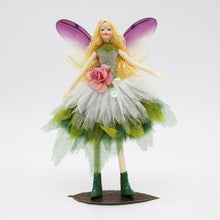 Load image into Gallery viewer, Delphine the Flower Fairy – Posable Collectible Fairy with Magnetic Stand | Audley End Enchanted Railway
