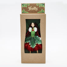 Load image into Gallery viewer, Holly the Christmas Fairy– Posable Collectible Fairy with Magnetic Stand | Audley End Enchanted Railway
