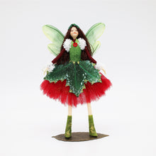 Load image into Gallery viewer, Holly the Christmas Fairy– Posable Collectible Fairy with Magnetic Stand | Audley End Enchanted Railway
