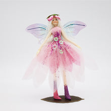 Load image into Gallery viewer, Iris the Flower Fairy – Posable Collectible Fairy with Magnetic Stand | Audley End Enchanted Railway
