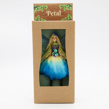 Load image into Gallery viewer, Petal the Flower Polishing Fairy – Posable Collectible Fairy with Magnetic Stand | Audley End Enchanted Railway
